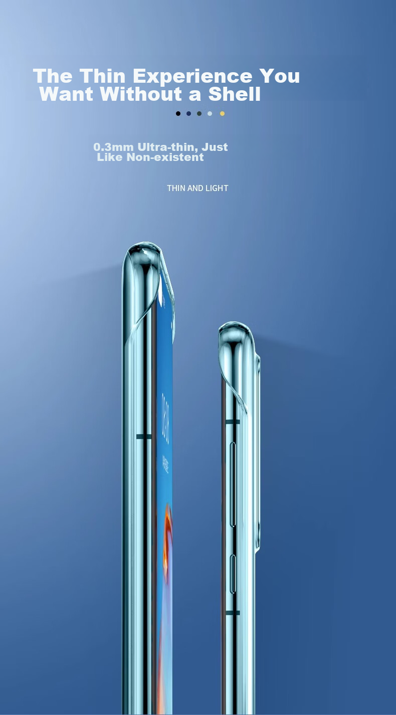 Чехол-накладка ZHIWEISHI для Huawei Nova 7, ультратонкий, прозрачный, противоударный, простой дизайн