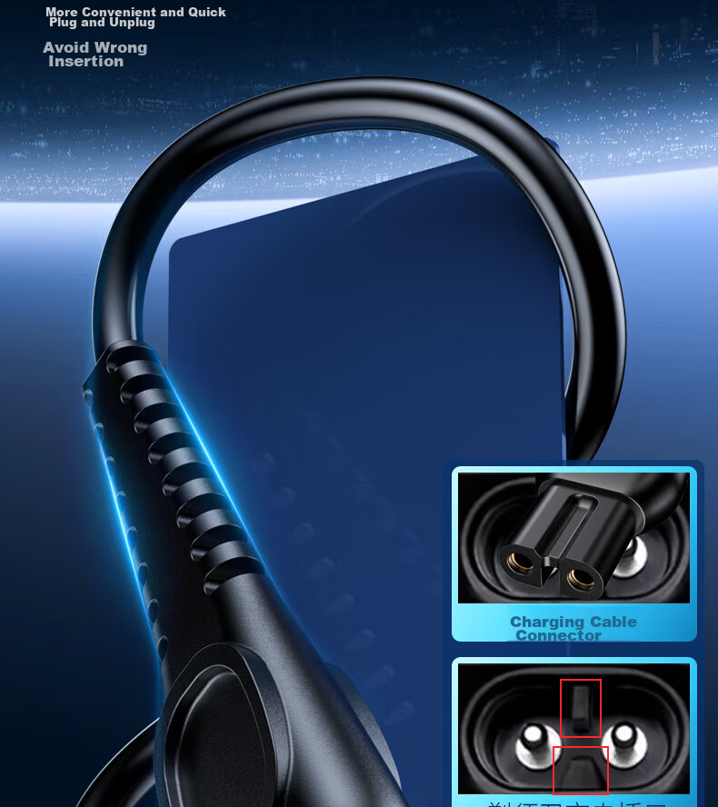 Совместимый кабель для зарядки Shishan для электробритв Philips, машинок для стрижки волос, бритв PQ888/889/S891/S1113/S1118/S1213/S5831/X5005-5V