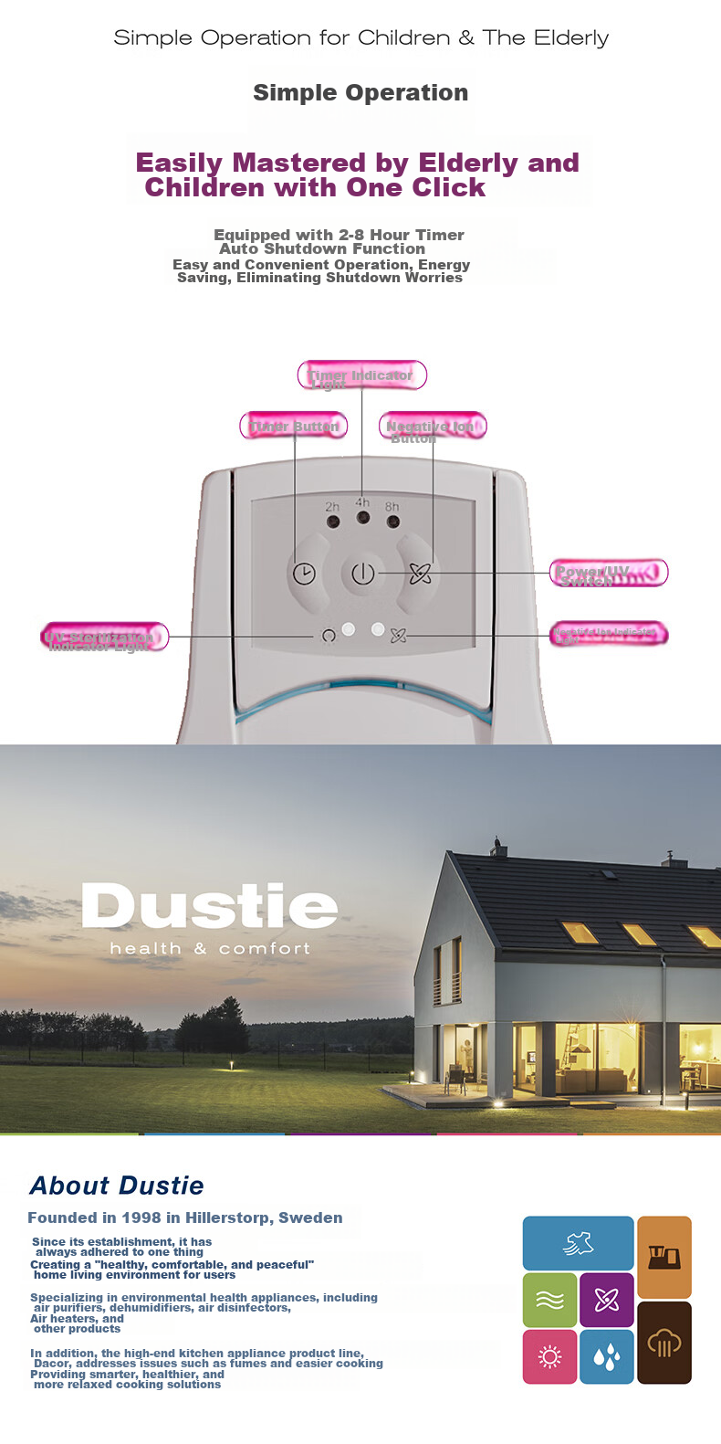 Очиститель воздуха Dustie