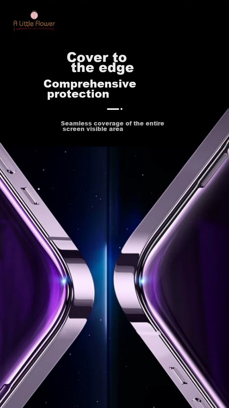Защитное стекло ALittleFlower для iPhone 15, противоударное, антибликовое, полноэкранное, 2 шт.