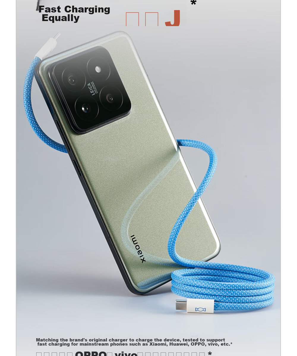 Кабель CANDYSIGN MagTie Magnetic Charge, Type-C на Lightning, MFi Certified, 1 метр, сладкий белый