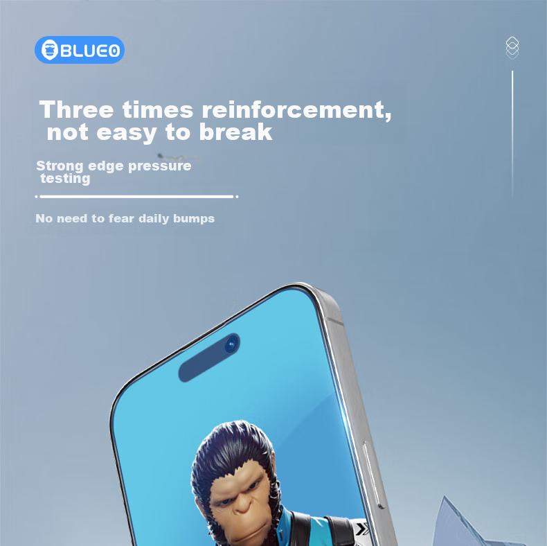 Защитное стекло Lanxingxiansheng для iPhone 16/15, прозрачное, противоударное