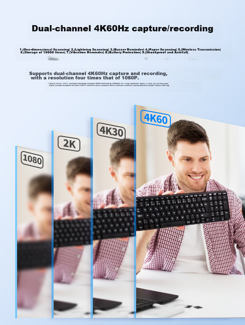 Acasis VC-018Max - Вертикальная HDMI карта захвата 4K 60 Гц с аудиовходом, алюминиевый сплав, RGB подсветка, USB Type-C