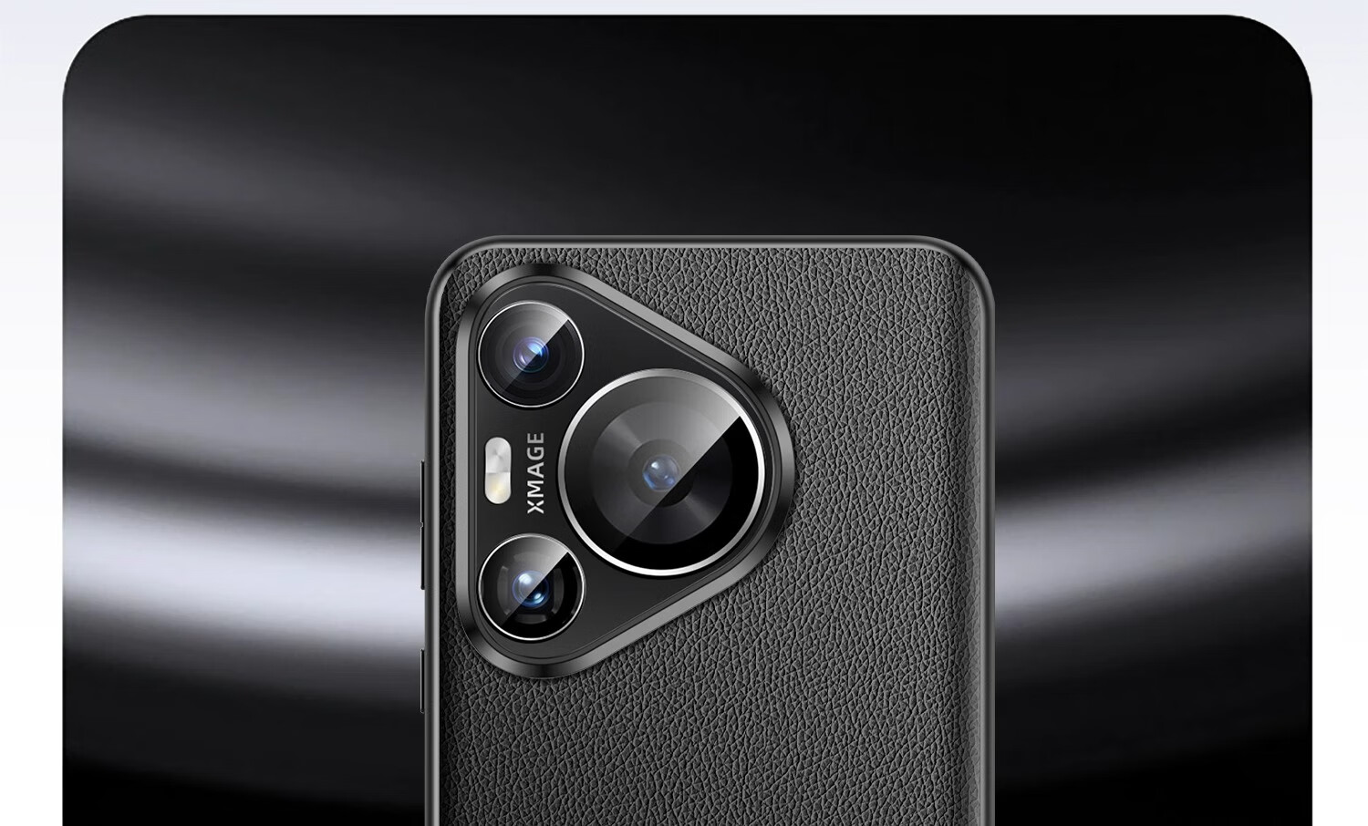 Чехол-накладка DIVI для Huawei Pura70, из натуральной кожи, противоударный, черный