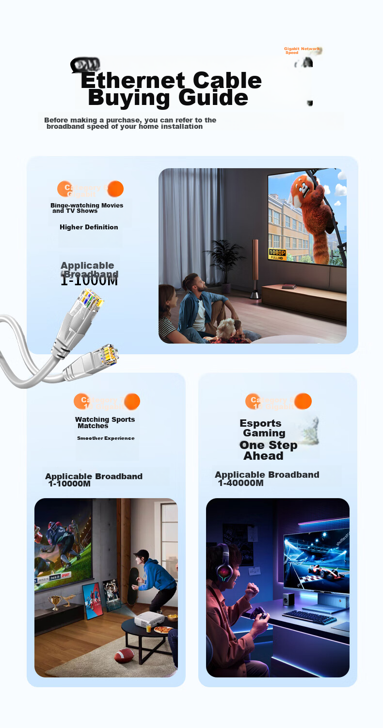 Сетевой кабель Jinghua CAT6 Gigabit Ethernet, 1 метр, серый