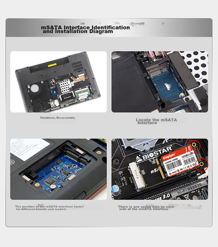 SSD накопитель KingSpec mSATA