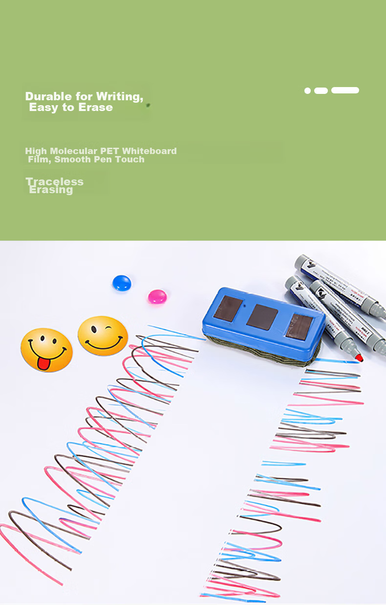 Мягкая магнитная доска Flybook 60x90 см, белая, для офиса и дома, стираемая, съемная, самоклеящаяся, подходит для детей