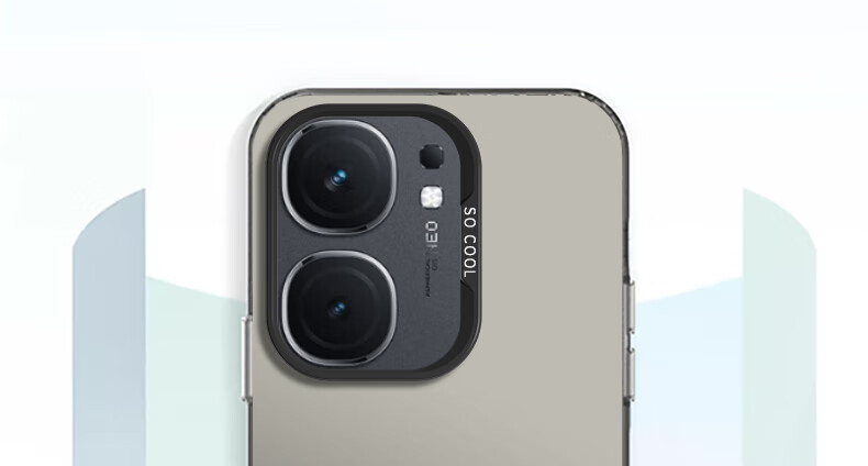 Противоударный чехол Baozou для VIVO IQOONeo9/9pro, силиконовый край, матовый, серый
