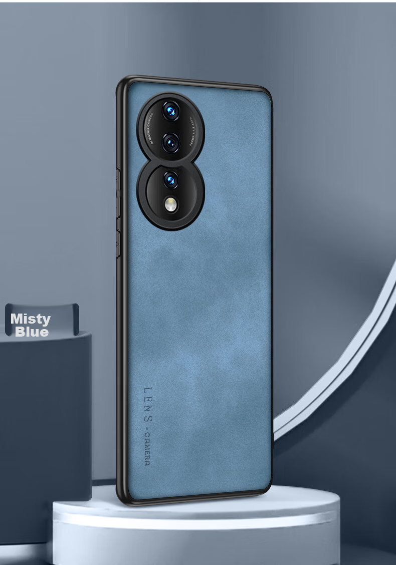 Чехол для телефона SHIYONG, совместимый с Honor 80, элегантный серый, защита объектива, силиконовый мягкий край, противоударный, ультратонкий, кожаная текстура