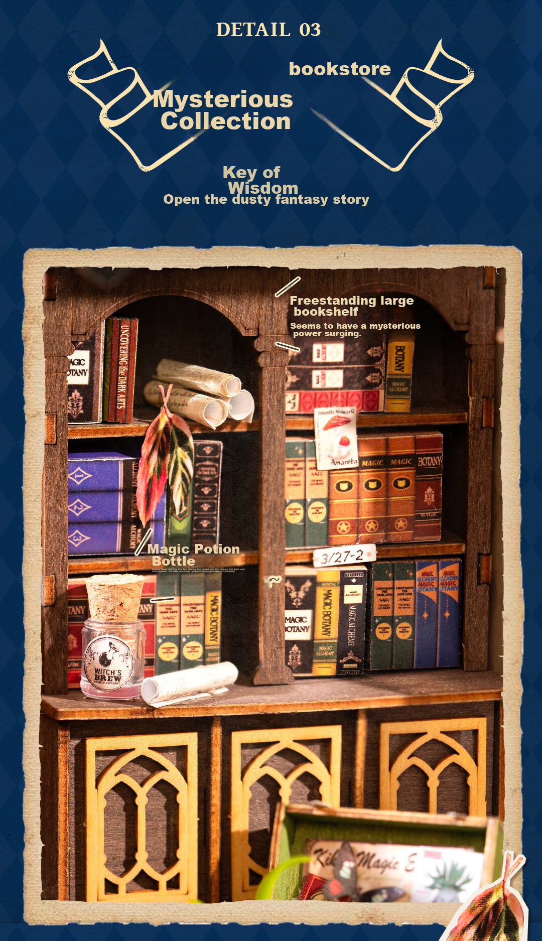 Конструктор Rolife Magic Bookhouse