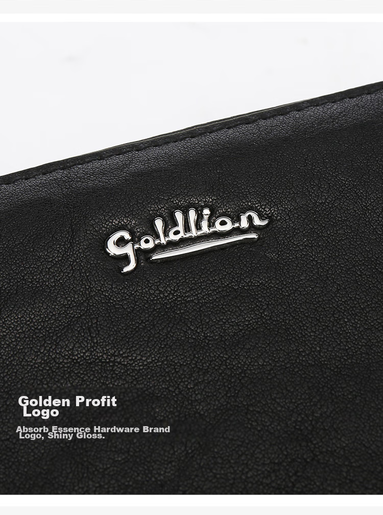 Мужская сумка-клатч Goldlion, повседневная, вместительная, модная, ручная, подарок на Новый год и День святого Валентина