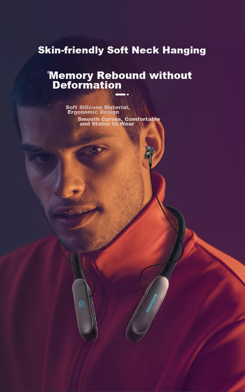 Seeknature WH60 Dual Wireless Monitoring Headset, наушники для прямой трансляции, Bluetooth-наушники для стримеров, наушники для выступлений на открытом воздухе, игровая стереогарнитура с шейным ободком