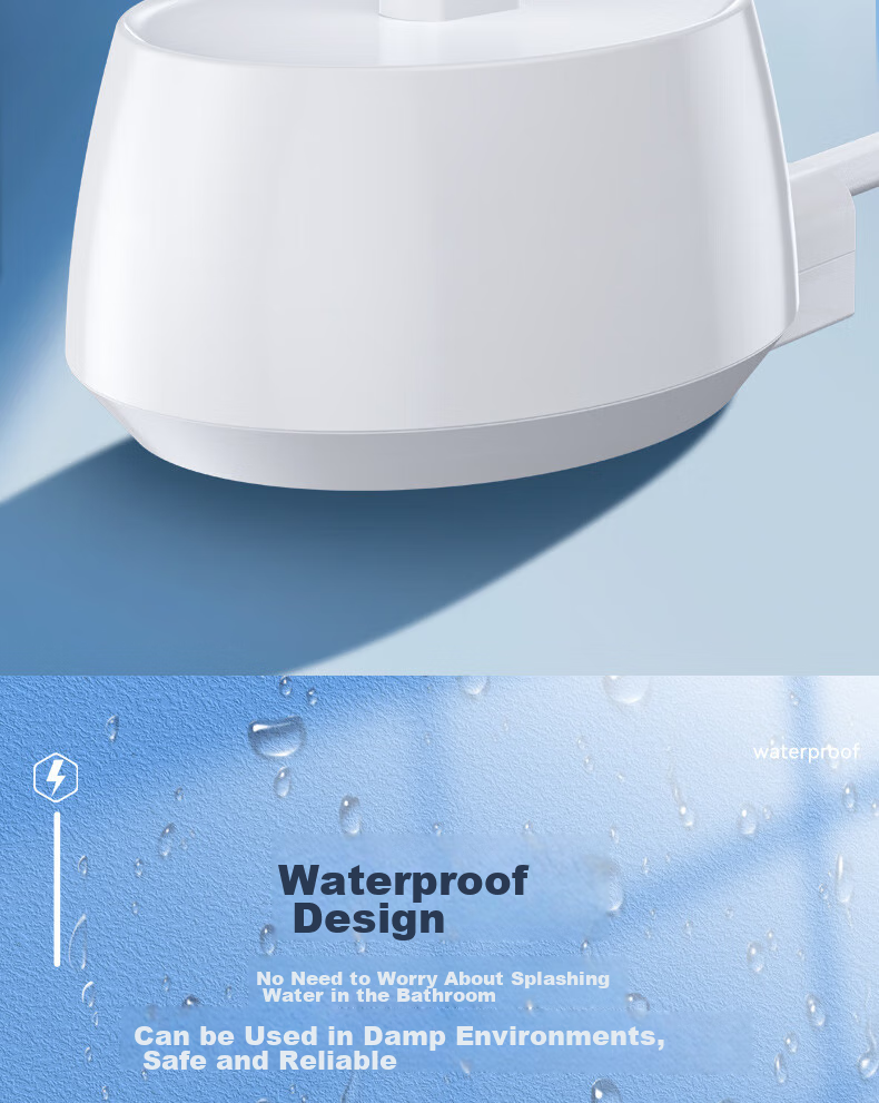 Зарядное устройство для электрической зубной щетки Shishan, совместимое с Oral-B Braun D12/D16/D100/3709/PRO600/PRO700/PRO1000/PRO2000/PRO3000, белое