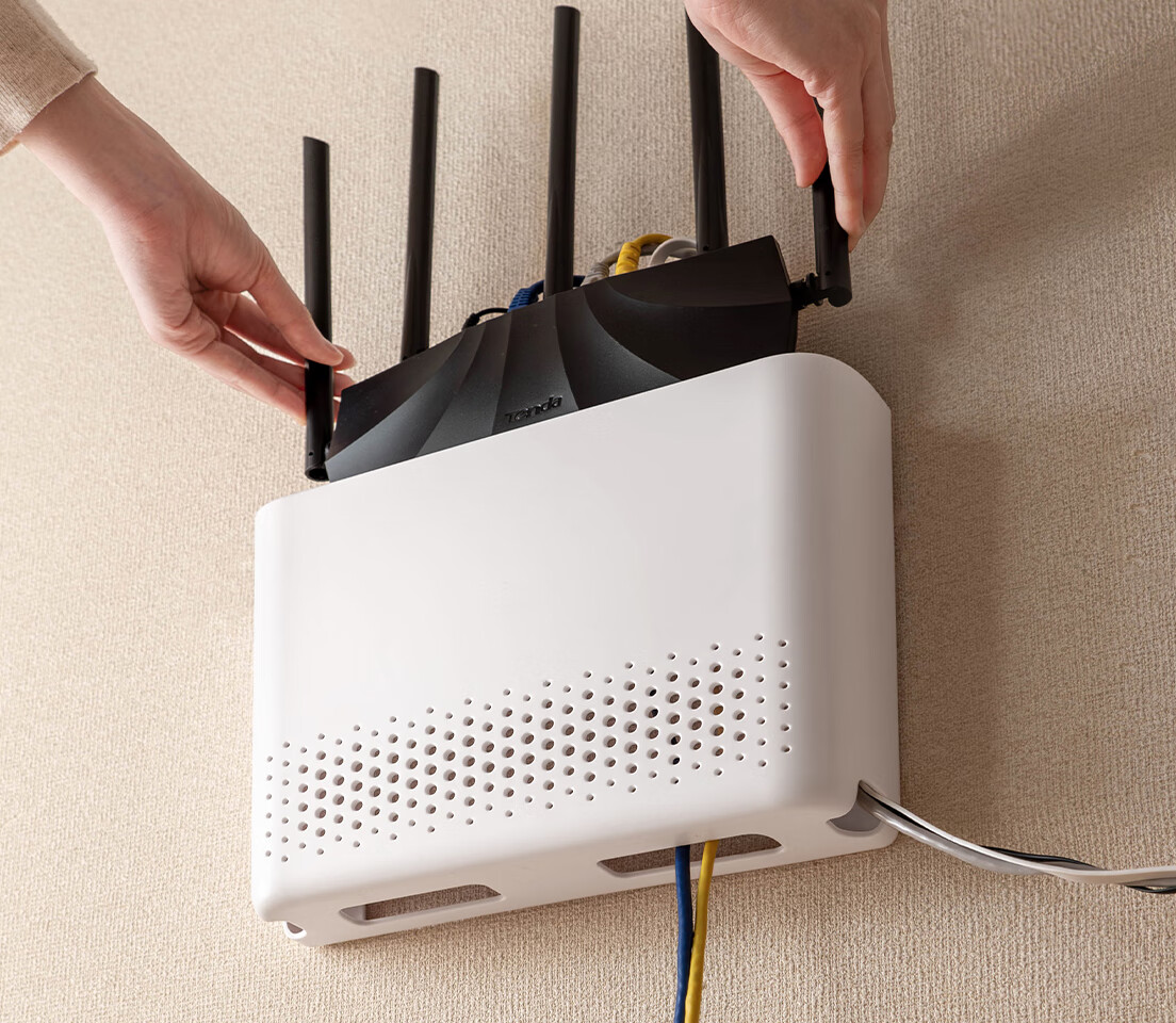 Настенный органайзер для роутера Lanjiaoluo, полка для Wi-Fi, без сверления, для ТВ-приставки, модема и удлинителя