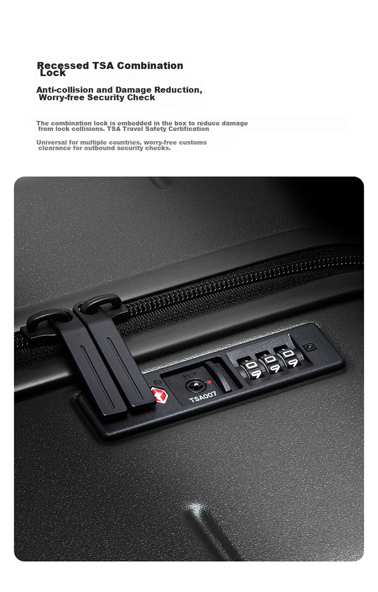 Чемодан Xiaomi Mijia Luggage, 20-дюймовый ручная кладь, поликарбонатный, с кодовым замком, бежевый