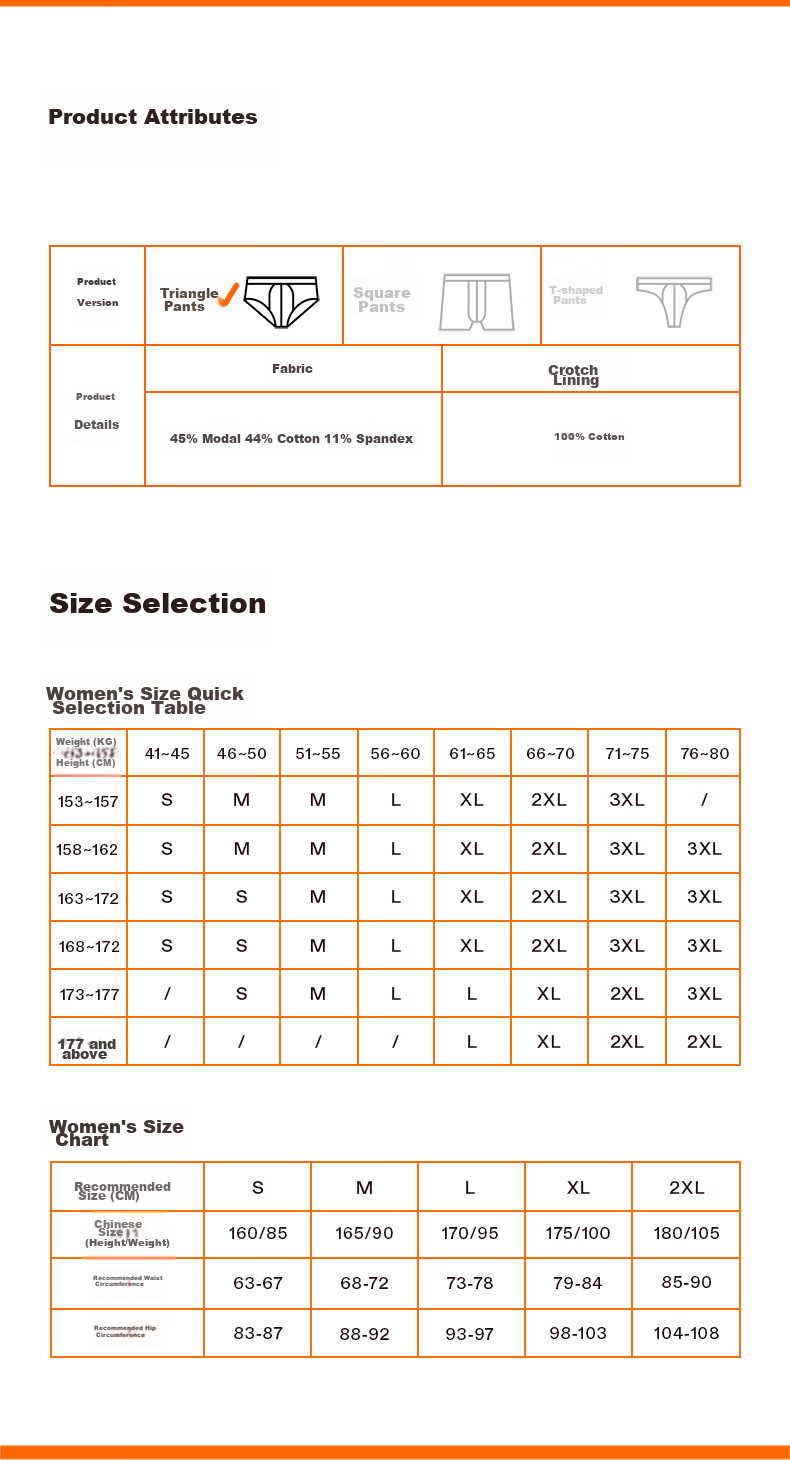 Комплект женского нижнего белья NEIWAI Orange Label, 3 шт., бесшовные трусы из хлопка и модала, дышащие, антибактериальные, невидимые, предотвращающие натирание