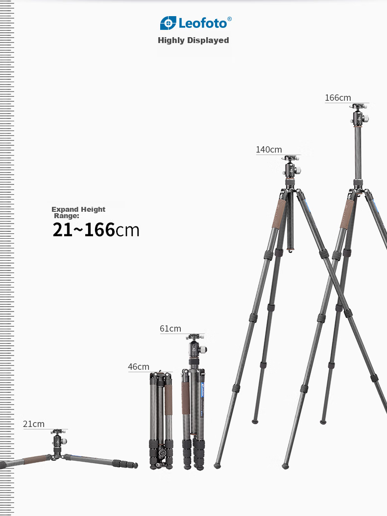 Штатив Leofoto LX-284CT+XB, легкий, портативный, для фото- и видеосъемки, двухпанорамная шаровая головка, профессиональный штатив-монопод