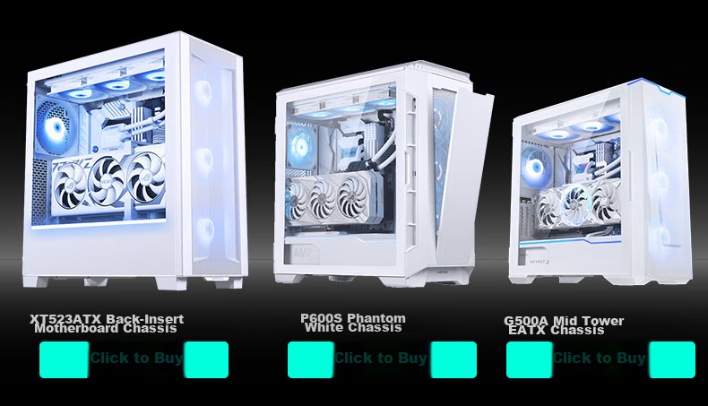 Комплект вертикального крепления для видеокарты PHANTEKS PCI-E 5.0/4.0, 7-слотовый корпус ATX, удлинительный кабель 220 мм, высокопрочный слот, 5080