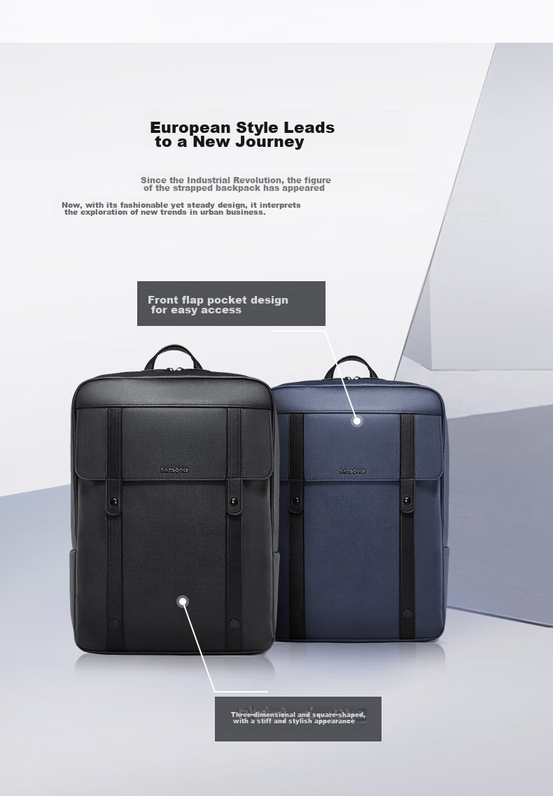 Рюкзак Samsonite для ноутбука 15.6 дюймов, мужской, большой вместимости, повседневный, для путешествий, трендовый подарок на Новый год