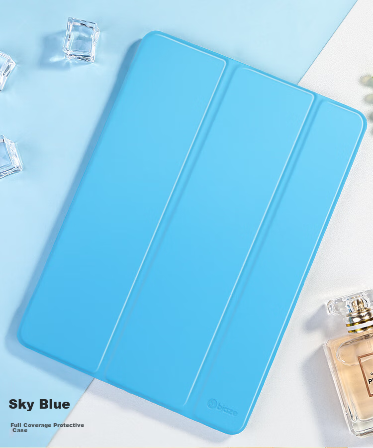 Чехол BIAZE для Apple iPad 9.7 дюймов (2018/2017), с функцией сна/пробуждения, противоударный, фиолетовый