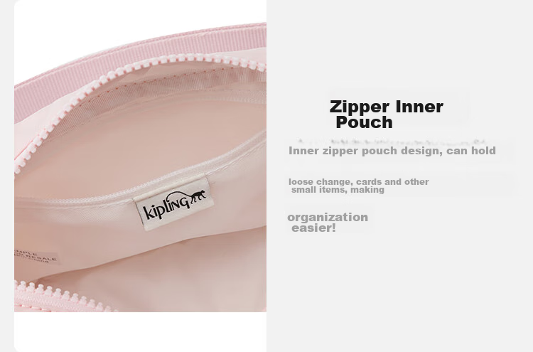 Kipling Сумка через плечо ULRIC, женская, маленькая, цвет Cherry Blossom Pink