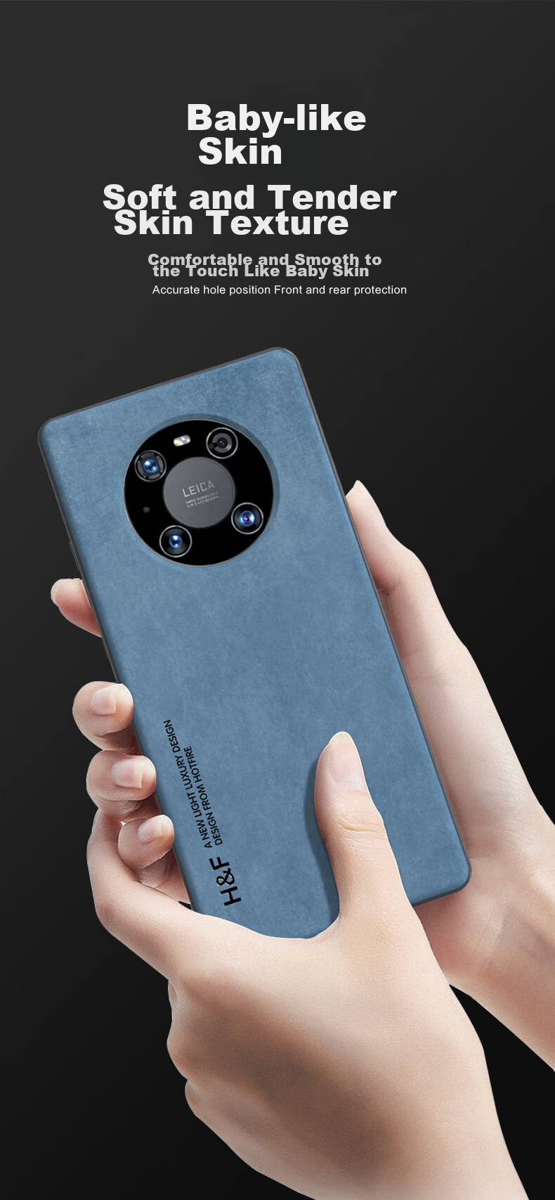Чехол для Huawei Mate40 Pro HotFire, силиконовый, противоударный, с защитой камеры, серый