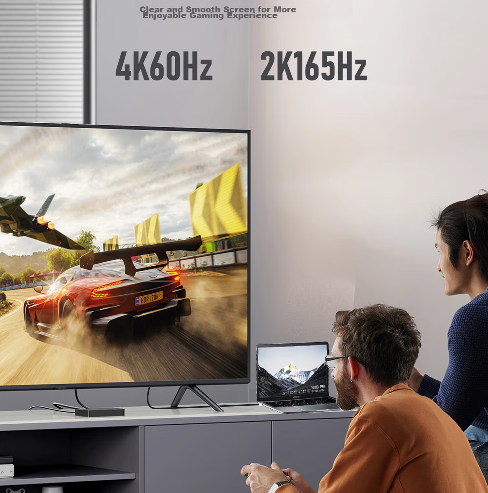 Кабель ULT-Unite Type-C - DisplayPort 1.2, 4K@240Hz, 2 метра, плетеный