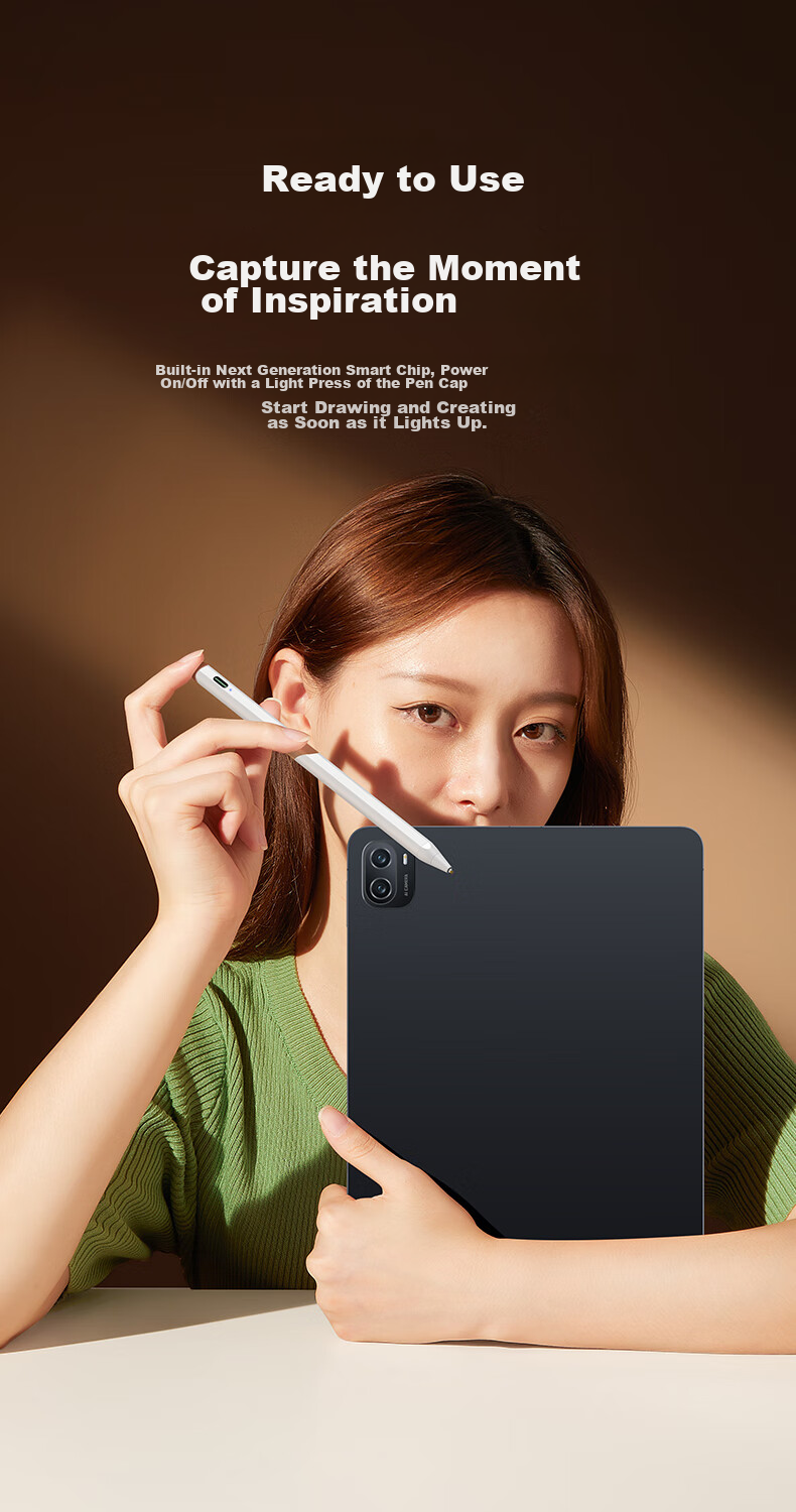 Стилус CangHua для Xiaomi Focus Stylus, Xiaomi Tablet 7/7 Pro/6 Pro/Max/6S Pro/5 Pro Stylus, Redmi Pad Pro, второе поколение, сенсорный экран, емкостный