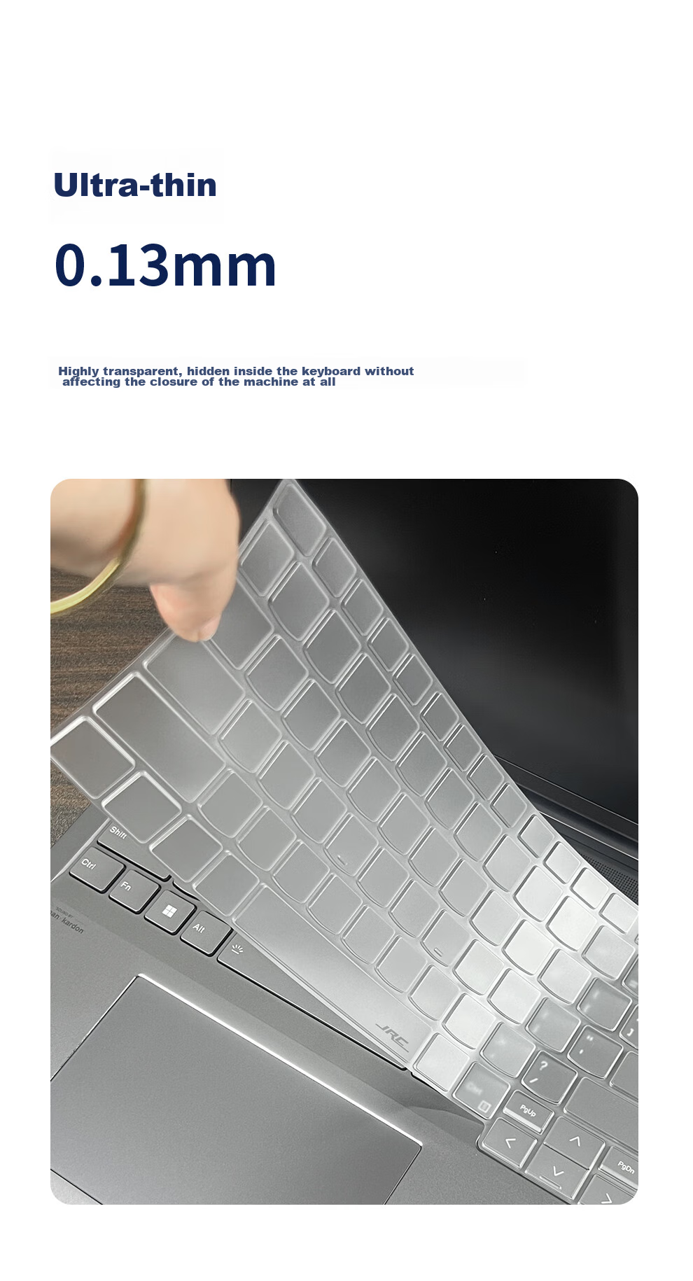 Защитная пленка для клавиатуры Lenovo ThinkBook 16+/16p/16 Ryzen AI/i7, ультратонкая, водонепроницаемая, пылезащитная, TPU
