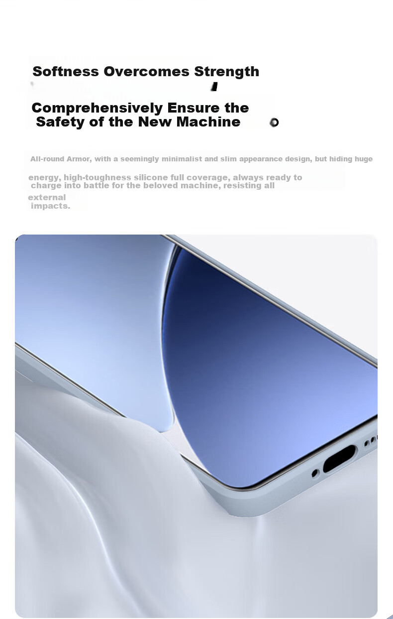 KEKLLE Чехол для Xiaomi 15, силиконовый, противоударный, с защитой камеры, с MagSafe, черный