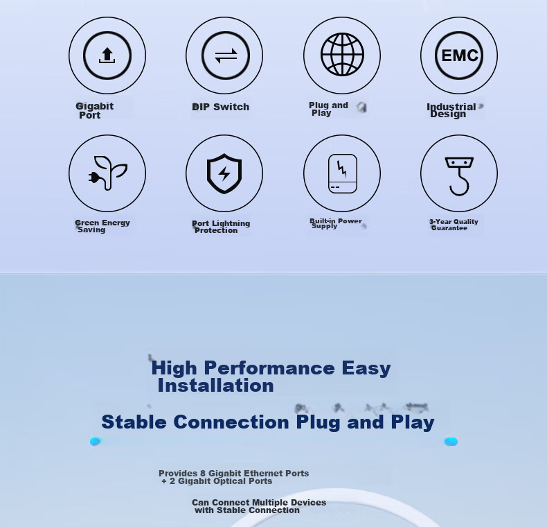 H3C S1210F-PWR - 10-портовый гигабитный PoE-коммутатор