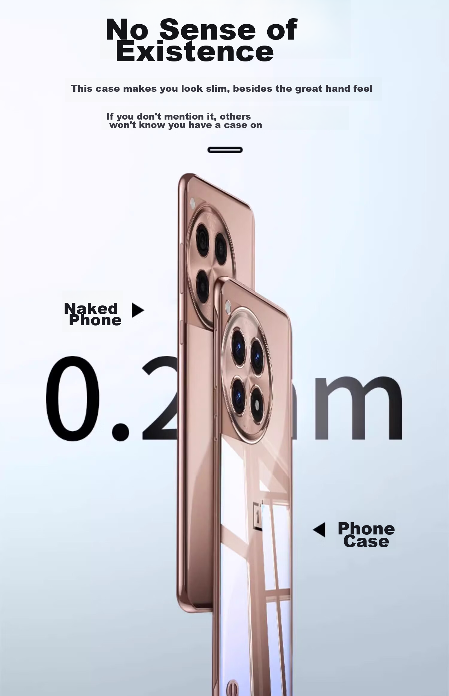 Прозрачный чехол для OnePlus Ace 3