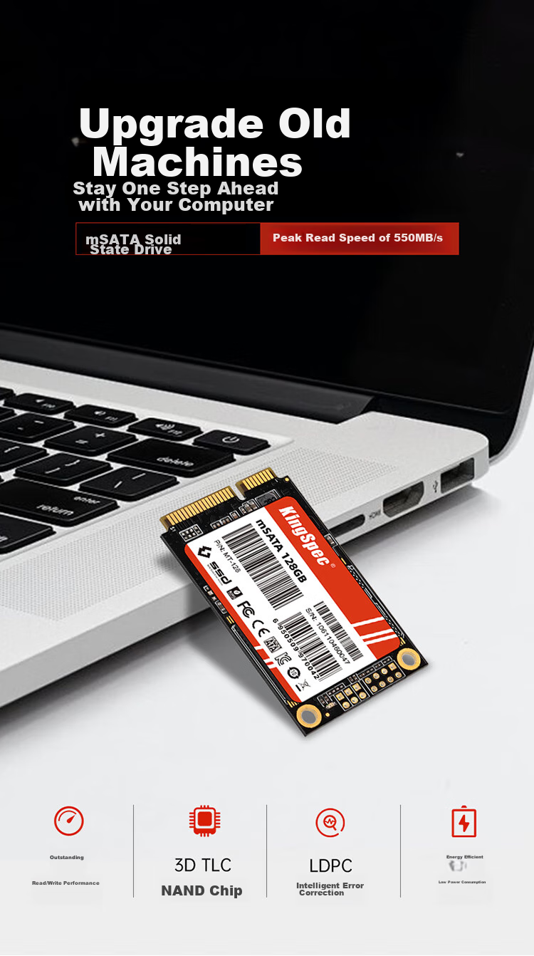 SSD накопитель KingSpec mSATA