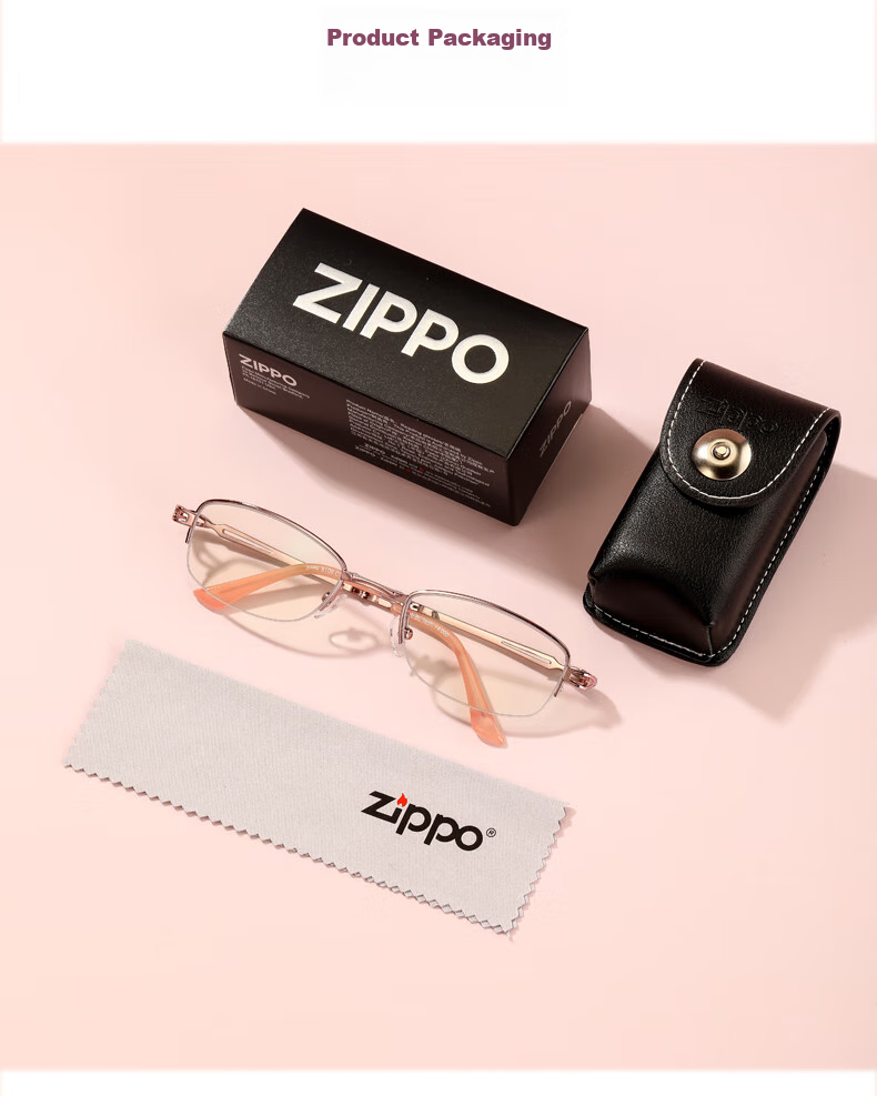 Женские очки для чтения ZIPPO, складные, портативные, с импортными линзами, антибликовые, 100 градусов, модель 8106
