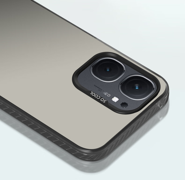 Противоударный чехол Baozou для VIVO IQOONeo9/9pro, силиконовый край, матовый, серый