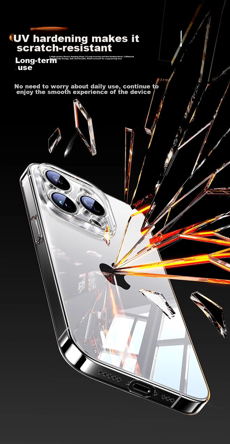 Противоударный чехол DIVI для Apple iPhone 15 Pro Max, прозрачный силиконовый, ультратонкий, защита от падений, простой стиль, с полной защитой
