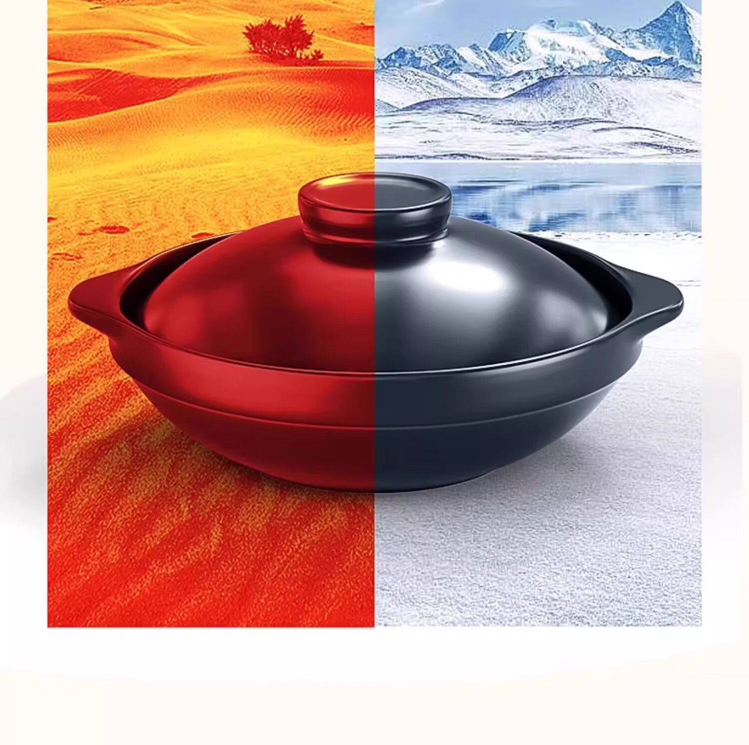 Керамический горшок CERAMICS для риса, супа, тушения, глиняный горшок с широким горлом, термостойкий, без трещин при сухом горении, подходит для газовой плиты, 2,6 л
