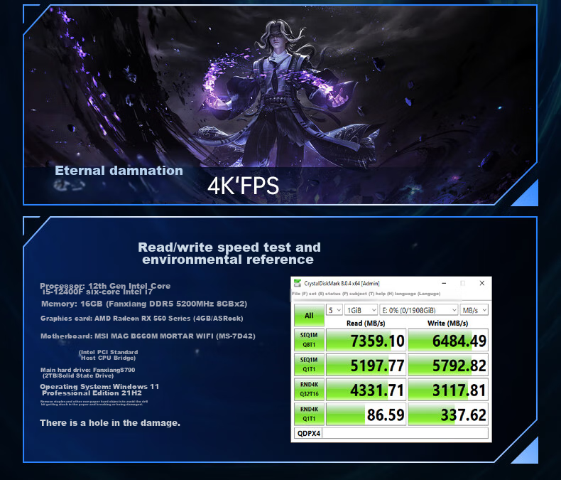 SSD накопитель FANXIANG S790E