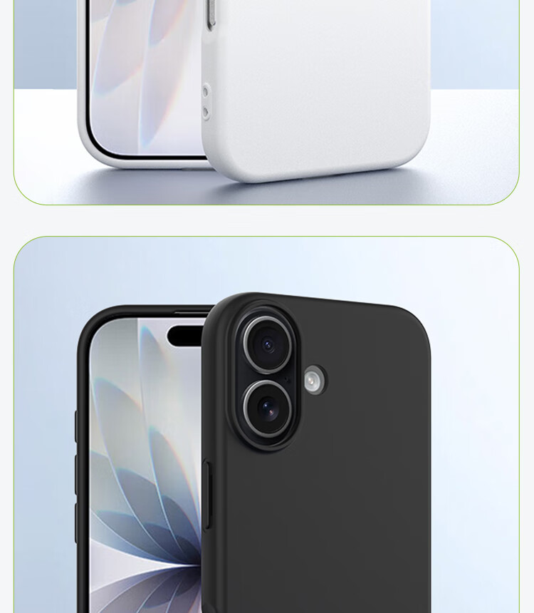 ESCASE Противоударный чехол для Apple iPhone 17, приятный для кожи, простой, ультратонкий, мягкий чехол SG-01 Нефритовый белый
