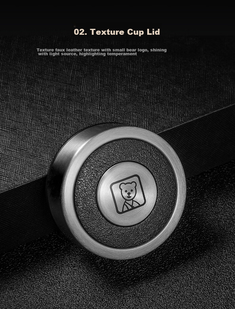 Термокружка HEENOOR XN-6702 345мл с ситечком, двойными стенками, крышкой, для мужчин, для дома и офиса, для автомобиля