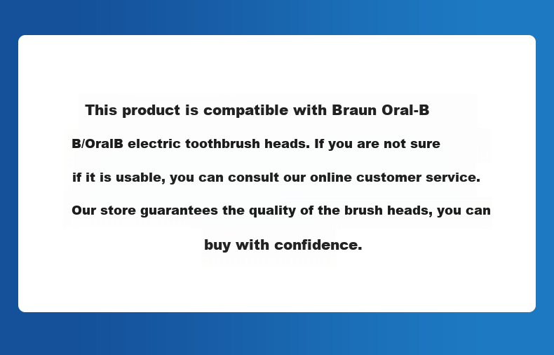 Насадки для электрической зубной щетки Dong Nai Lun, совместимые с Braun Oral-B, 8 шт.