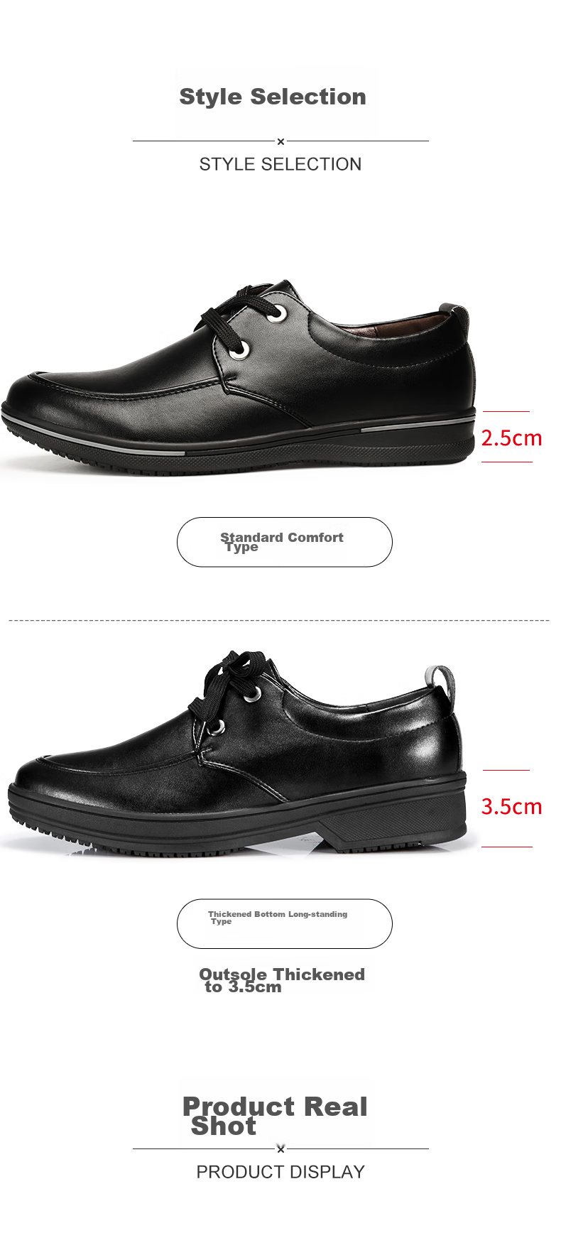 Рабочая обувь Chuwang Chef Shoes, мужские водонепроницаемые нескользящие кожаные туфли для кухни, размер 41