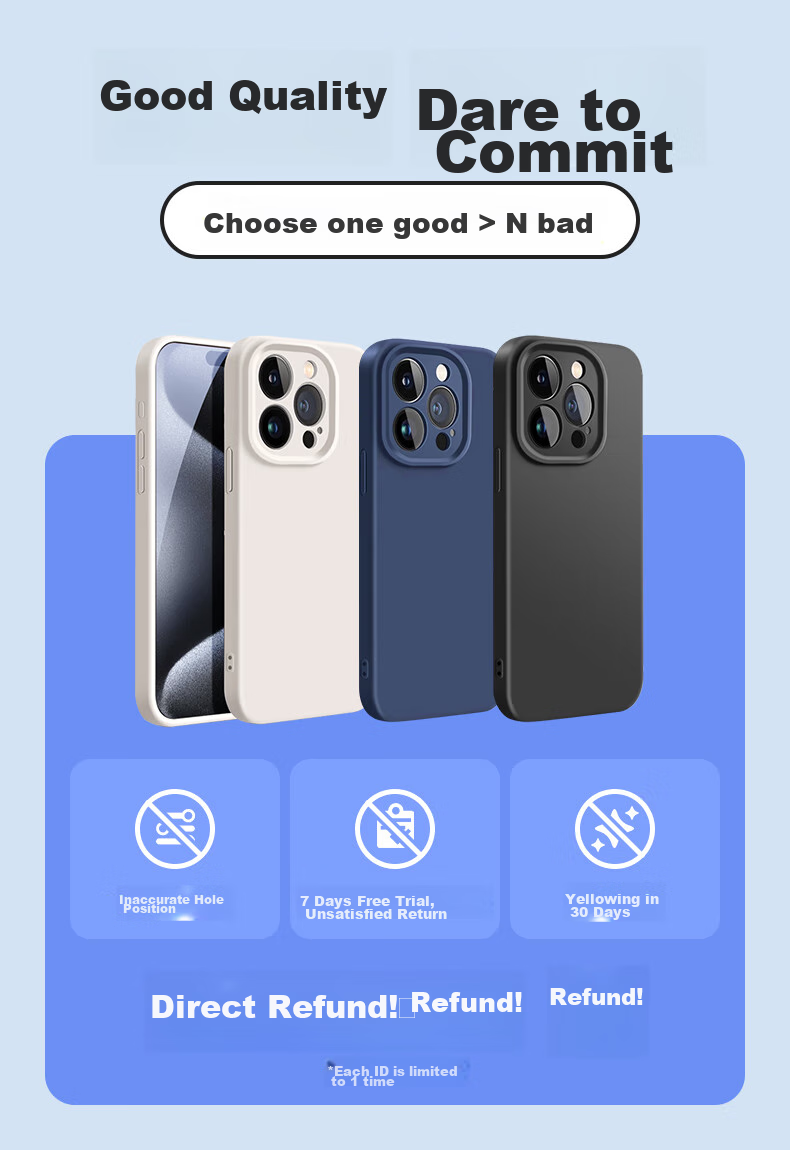 Чехол PISEN для iPhone 15, гибкий жидкий силикон, полная защита, противоударный, приятный для кожи, тонкий, мягкий чехол, черный