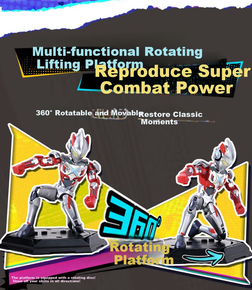 Конструктор Qiji Ultraman Building Block Toy, ZERO Infinite Edition, сборный, для мальчиков, подарок на Рождество, возраст 7+, ABS пластик