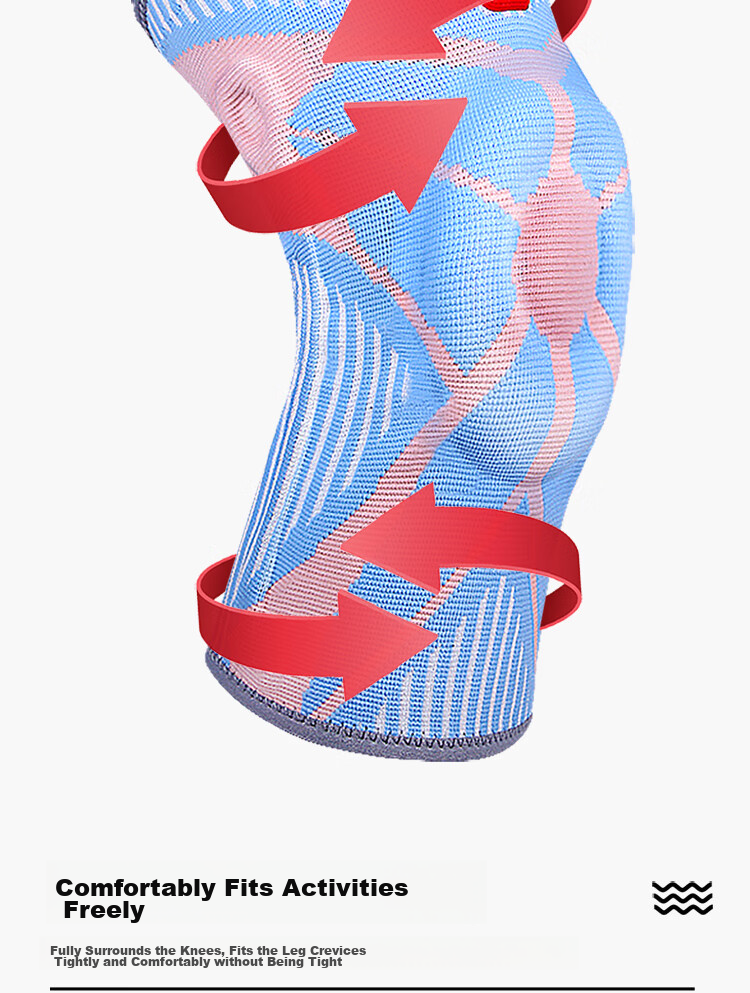 Наколенники GINGPAI SPORT с поддержкой