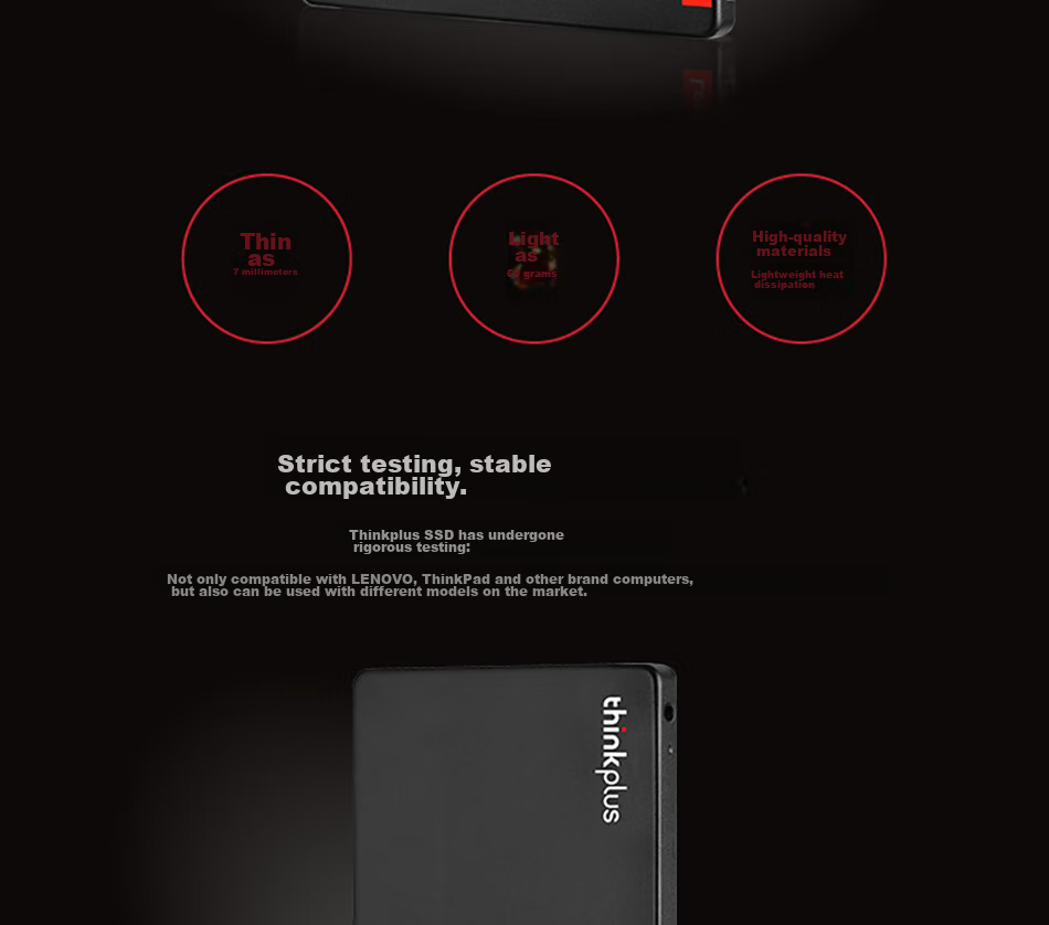 Твердотельный накопитель ThinkPlus Lenovo 256GB SSD ST800 Series SATA3.0