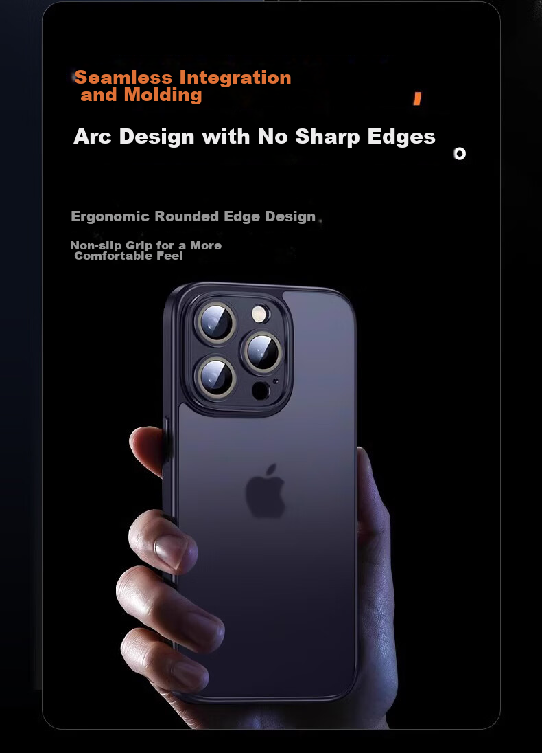 Чехол для iPhone 15 DIVI, ультратонкий, полупрозрачный, противоударный, с полной защитой камеры, матовый, черный