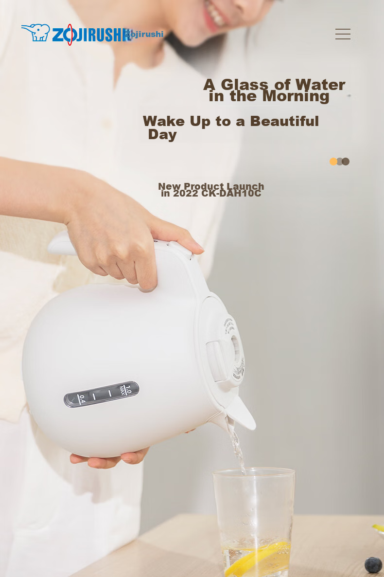 Электрический чайник ZO JIRUSHI CK-DAH10C, 1 л, белый