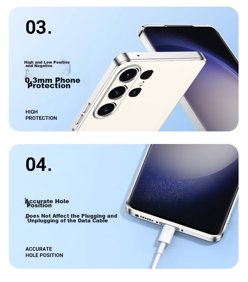 Чехол NEYAA для Samsung S23 Ultra, прозрачный, ультратонкий, противоударный, с защитой от падений