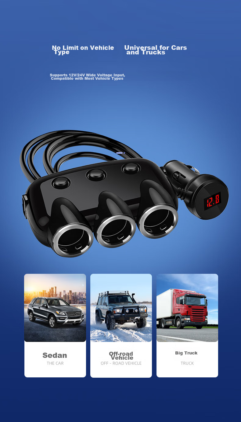 Автомобильный адаптер с USB